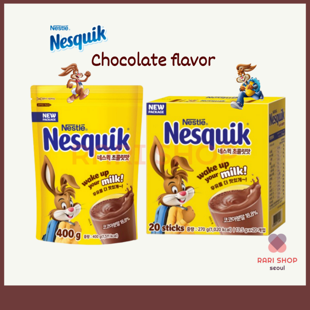 [Nestle] Nesquik รสช็อกโกแลต (13.5g20P) 270g 1020kcal Cocoa Powder