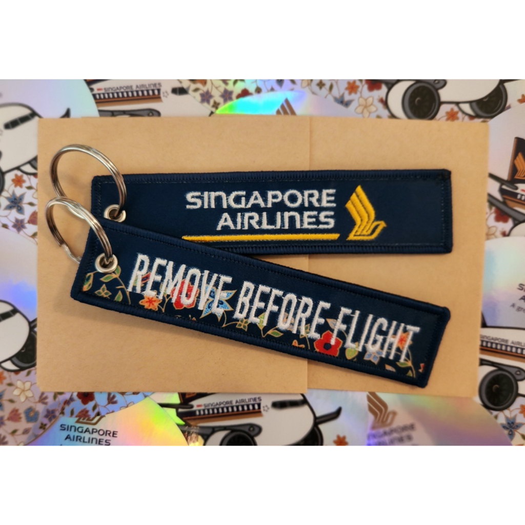 สายการบิน ป้าย "Remove Before Flight" (Embroided)