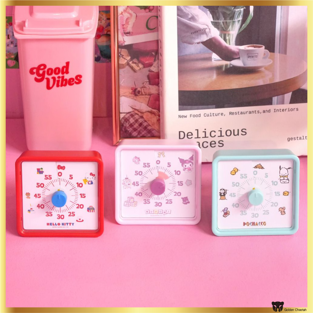 Sanrio Character Silent Study Timer & Stopwatch