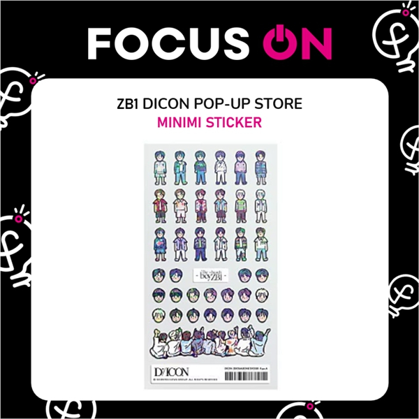 ZEROBASEONE ZB1 DICON MD MINIMI STICKER