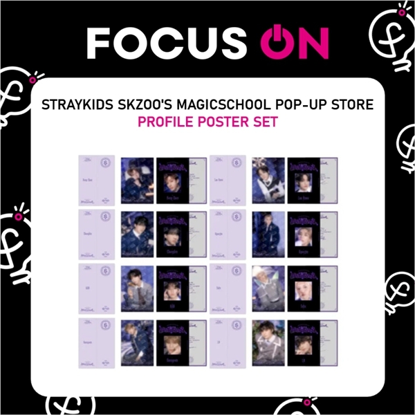 SKZOO PROFILE POSTER SET SKZOO'S MAGIC SCHOOL