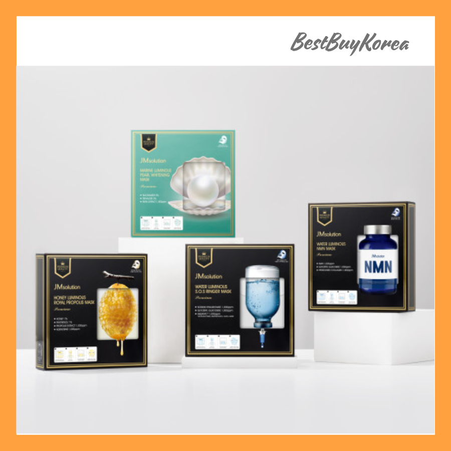 Jm Solution Premium Water Glow NMN Mask 5EA