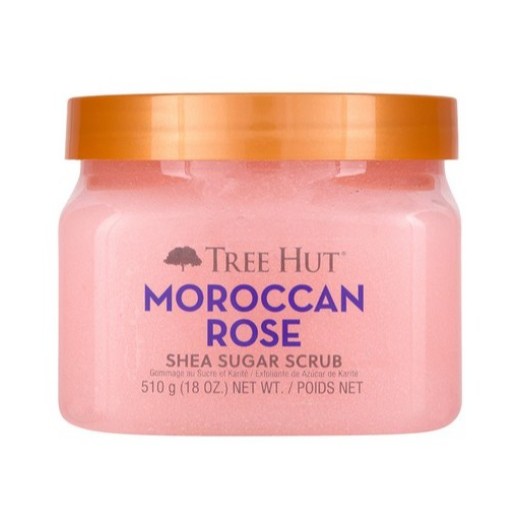 [ Tree Hut ] Shea Sugar Scrub Moroccan Rose 510g Smooth Skin Care Body Scrub