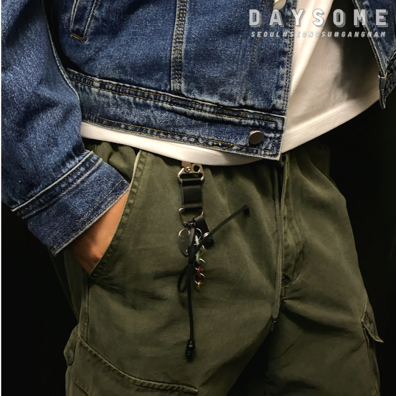 [DAYSOME]พวงกุญแจหนังโบฮีเมียน