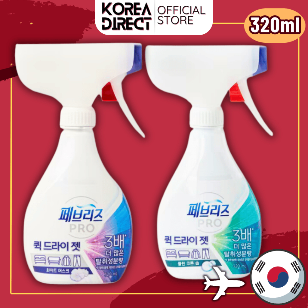 Febreze Pro Quick Dry Jet Fabric Refreshener 320ml