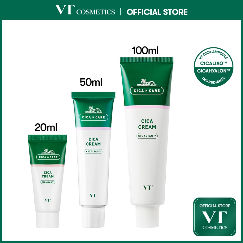 [ Vt COSMETICS ] CICA cream 20ml/50ml/100ml Centella asiatica soothing cream