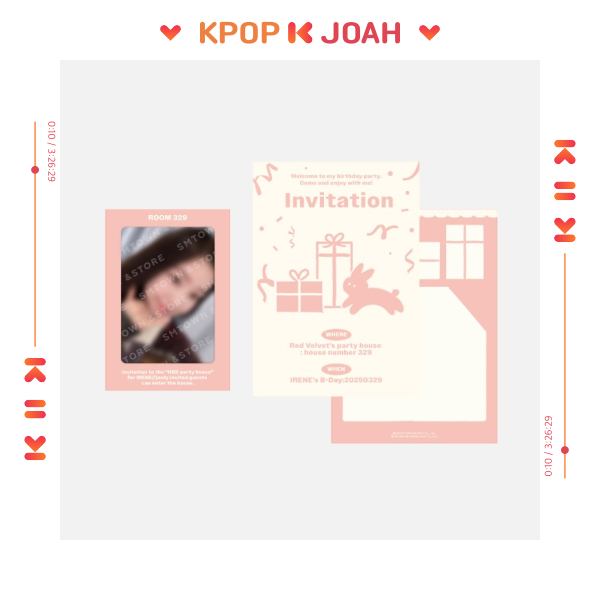 IRENE (Red Velvet) - 2025 ARTIST BIRTHDAY PARTY CARD (27th May.2025)