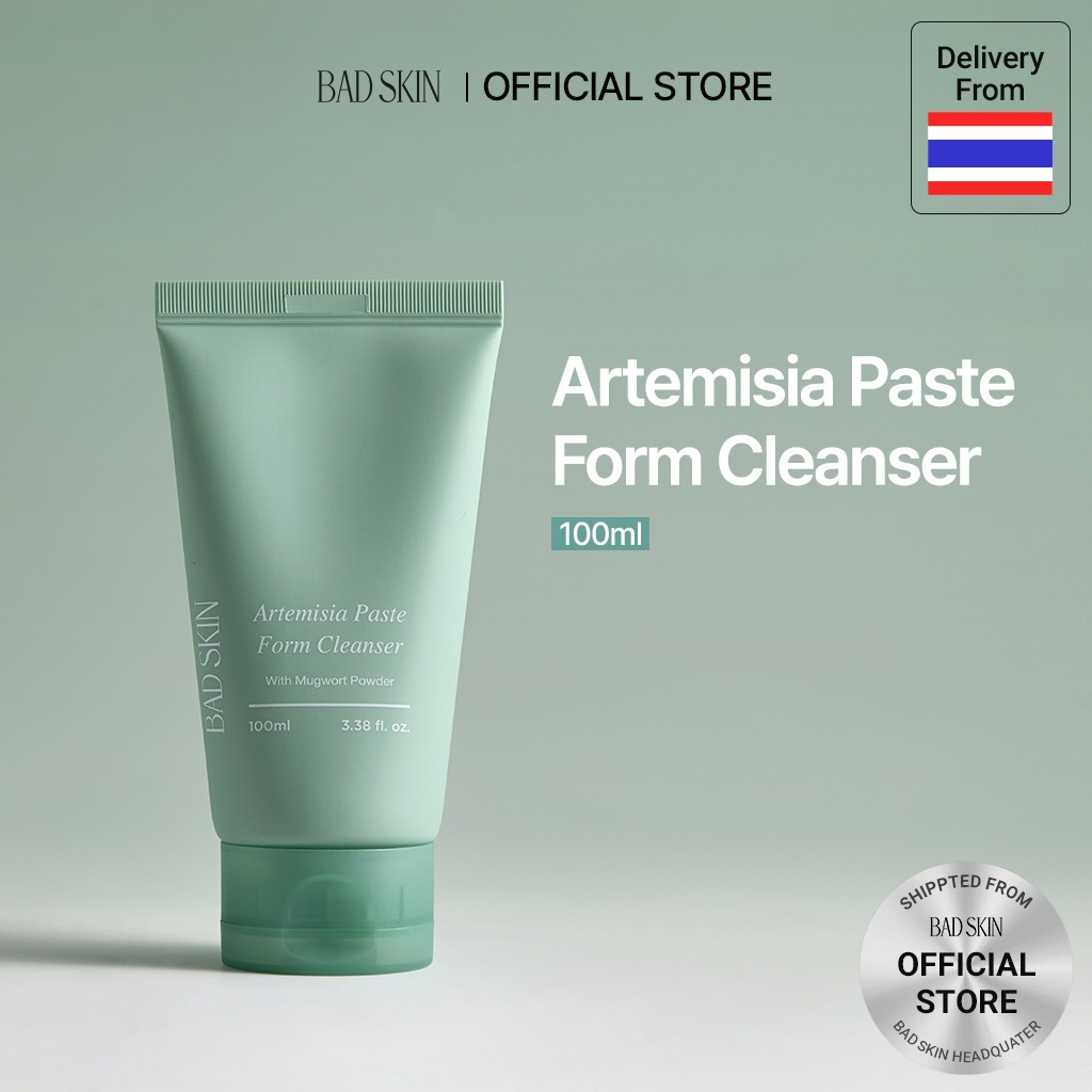 [BADSKIN KOREA Gift Event] Artemisia Paste-Form Cleanser 100ml, โฟมล้างหน้าดูแลรูขุมขน ขจัดสิ่งสกปรก และปลอบประโลมผิว, ผลิตในประเทศเกาหลี
