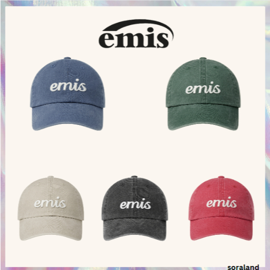 [EMIS] VINTAGE PIGMENT BALL CAP 8 สี (ใหม่)