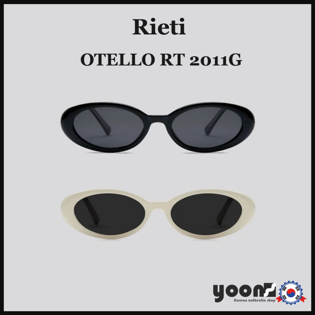 [Rieti] แว่นกันแดด OTELLO RT 2011 C1 BLACK/ C2 IVORY_จากเกาหลี