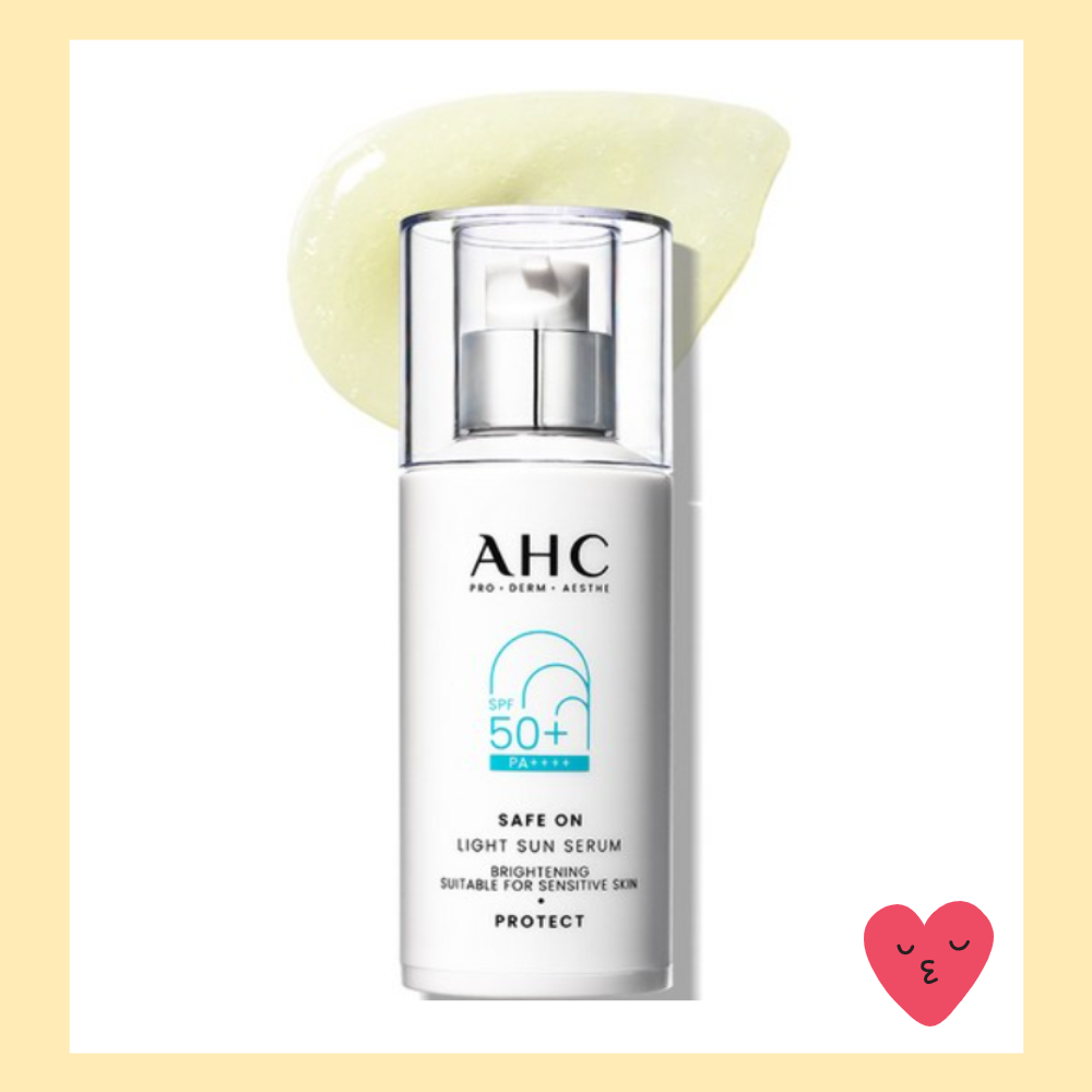 [AHC] Safe on light sun serum 40ml SPF50+ PA++++