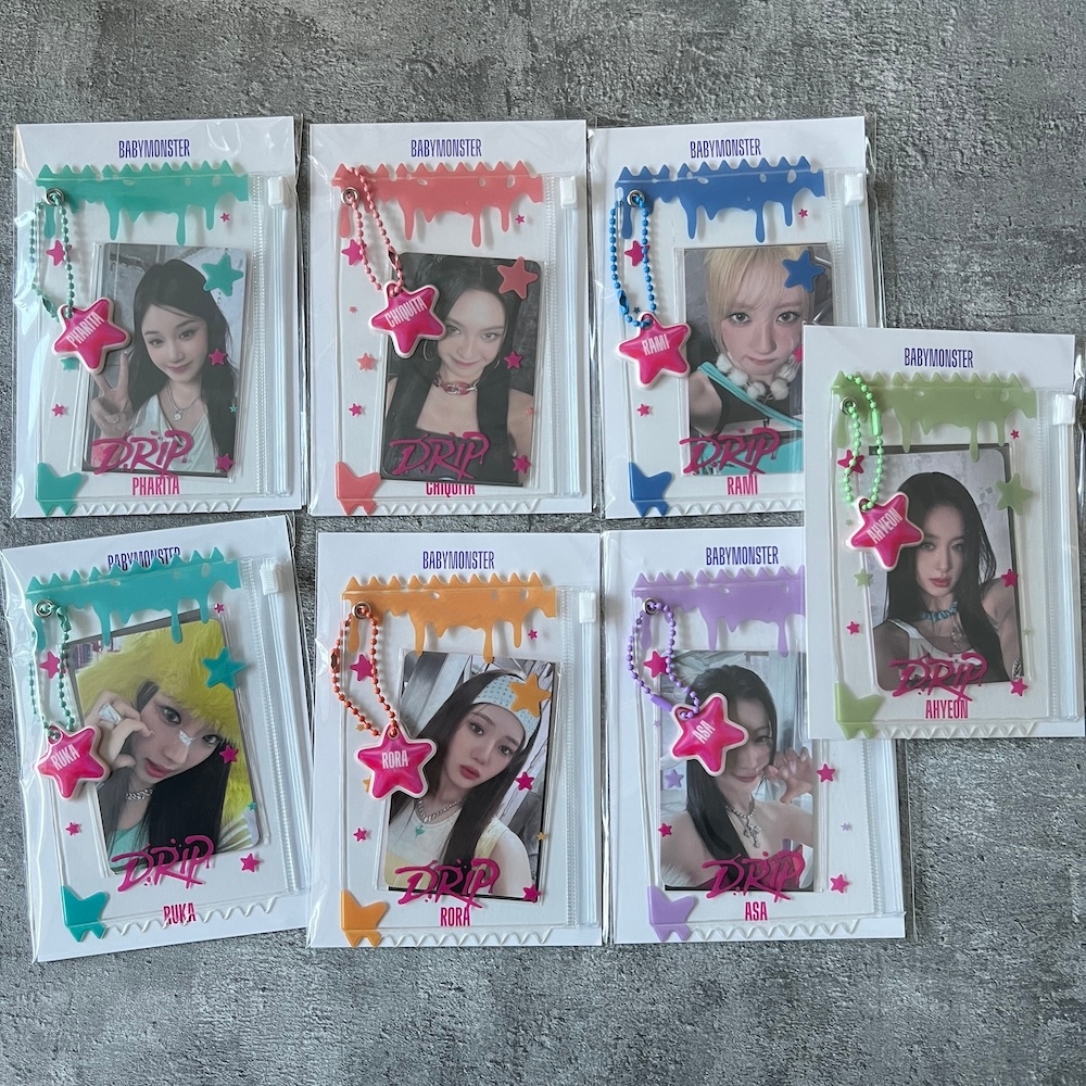 BABYMONSTER OFFICIAL MD PVC Photocard Pouch Set