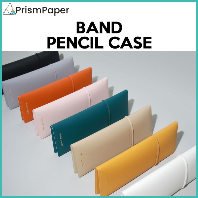 Fenice Simple Band Pencil Case Pen Holder Folding Design made in korea