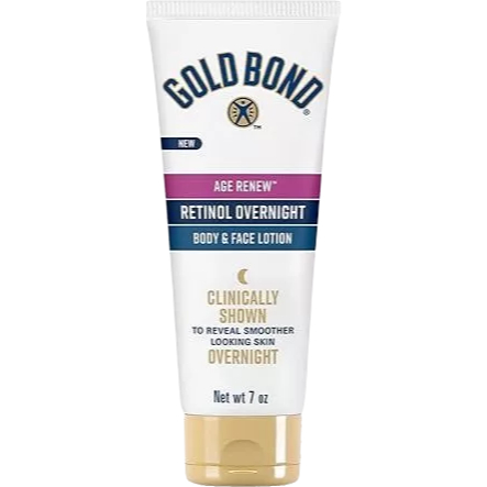 Gold Bond Retinol Lotion Overnight Age Renew Body & Face Peptide - เทคโนโลยีบํารุงผิวขั้นสูงสําหรับก