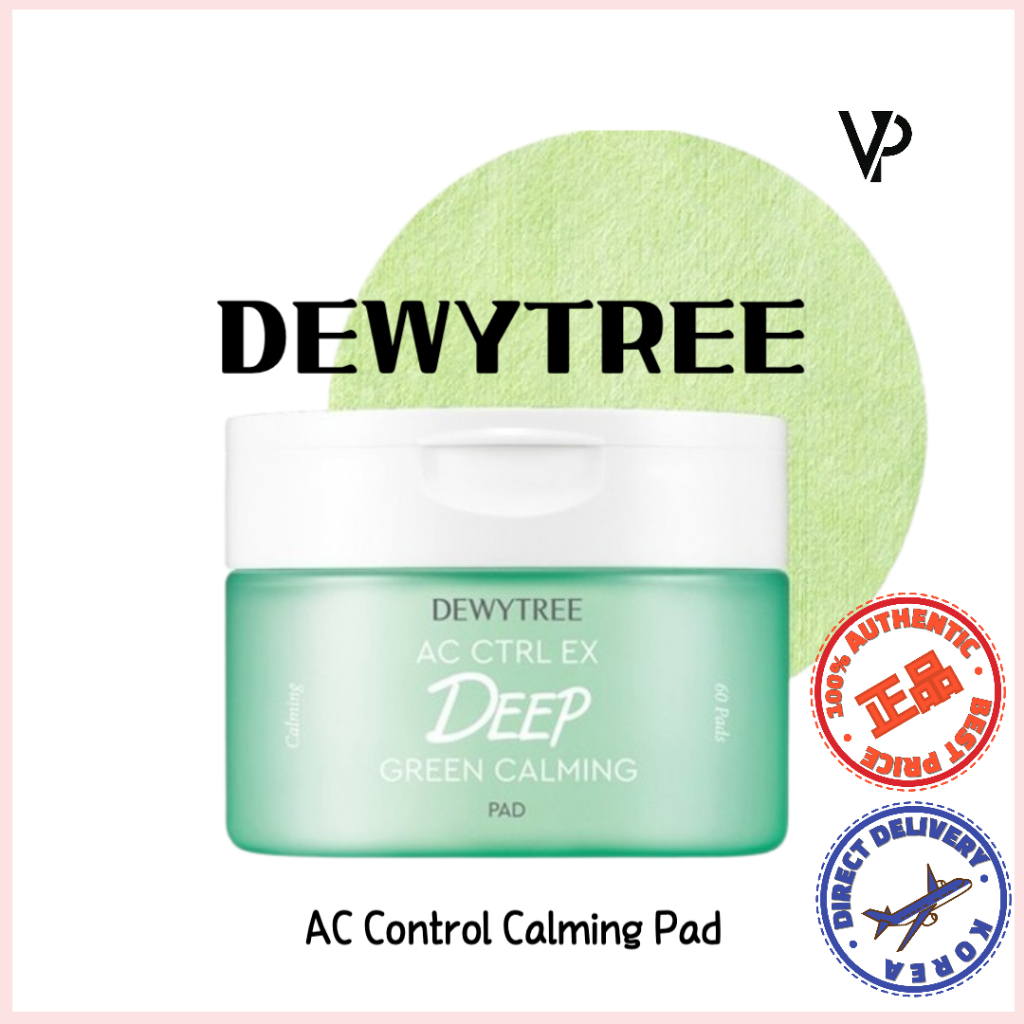 [DEWYTREE]AC Control Calming Pad, Peeling Toner Pad ,Peeling Serum, 60 แผ่น