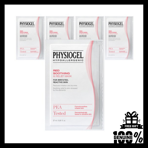 Physiogel Red Soothing AI Relief Mask (5 แผ่น)