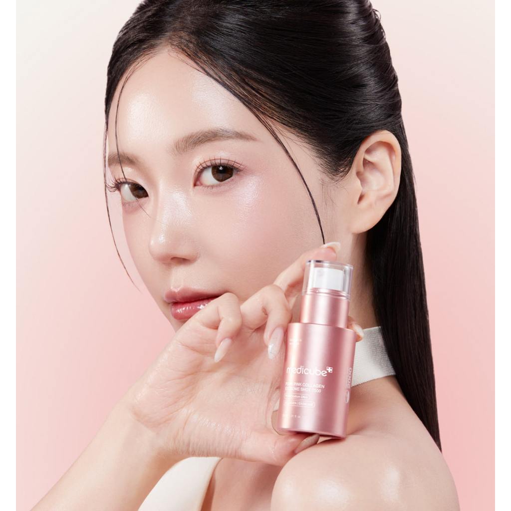 Medicube Pdrn PINK COLLAGEN Exosome Shot 2000 หรือ 7500 +Pdrn Serum5ea+MaskPack1p