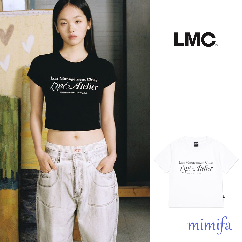 [LMC] Wm LMC ATELIER SLIM CROPPED TEE