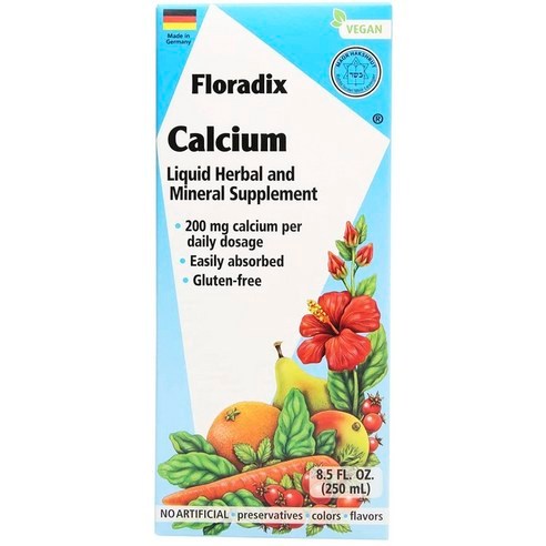 Floradix Calcium 200mg Liquid 250ml ผลิตในประเทศเยอรมนี