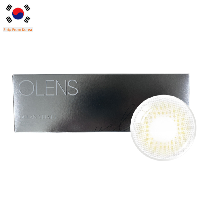 Olens OCEAN VELVET Gray คอนแทคเลนส์ 10P เลนส์เกาหลี