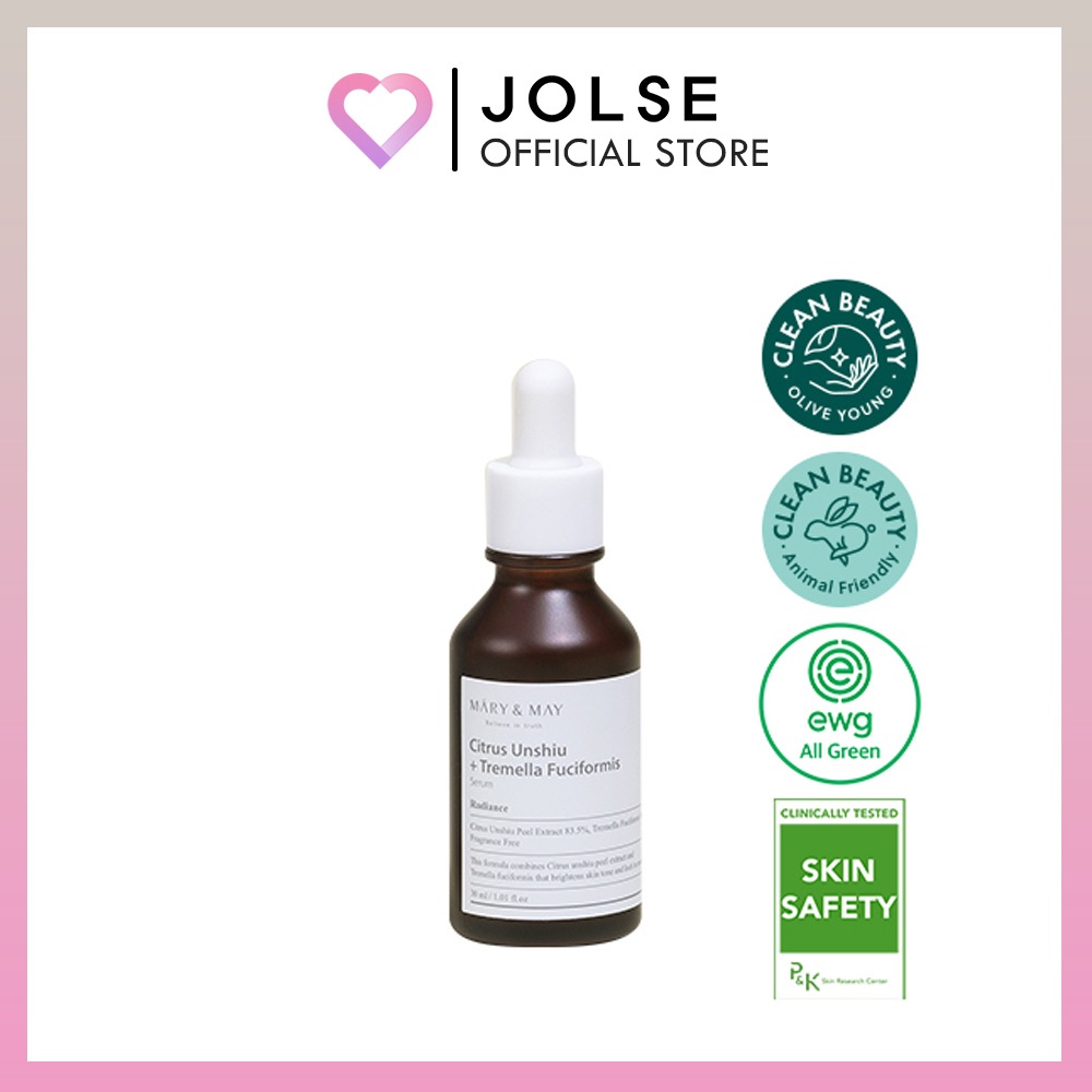 Mary&may Citrus Unshiu+Tremella Fuciformis Serum 30ml
