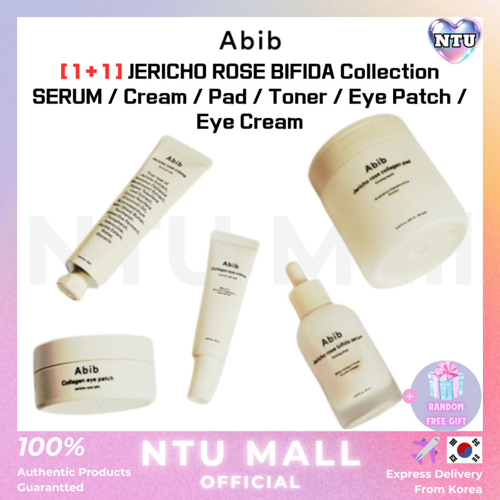 [1+1] Abib JERICHO ROSE BIFIDA Collection Serum / Cream / Pad / Toner / Eye Patch / Eye Cream