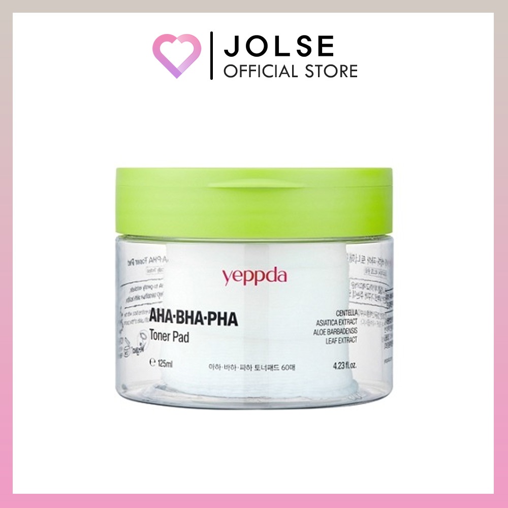 Yeppda AHA·BHA·PHA Toner Pad 60pads (125ml) All Skin Type