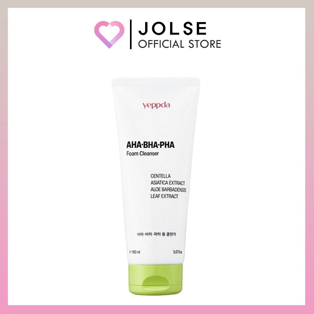Yeppda AHA·BHA·PHA Foam Cleanser 150ml (ทุกสภาพผิว)