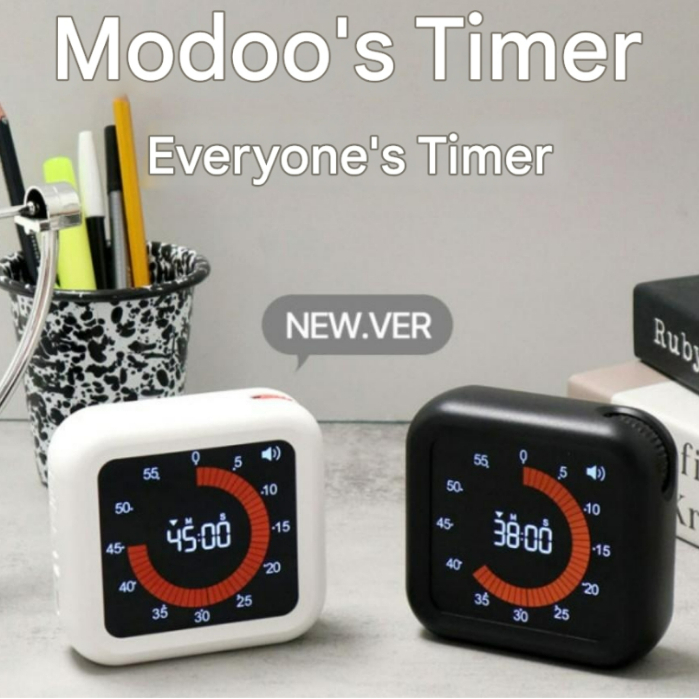 นาฬิกาจับเวลาจับเวลาทุกคน Pomodoro Google Time timer จับเวลาเงียบ/ดิจิตอล/นาฬิกาปลุก KC Certified