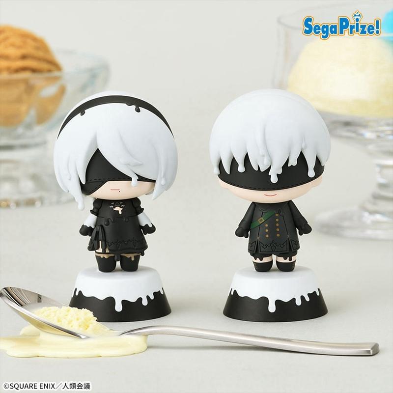 ฟิกเกอร์ 2B / 9S -NieR:AutomataVer1.1a Tiny Melties Mini Figure Vol.1 - SEGA Crane Game Prize