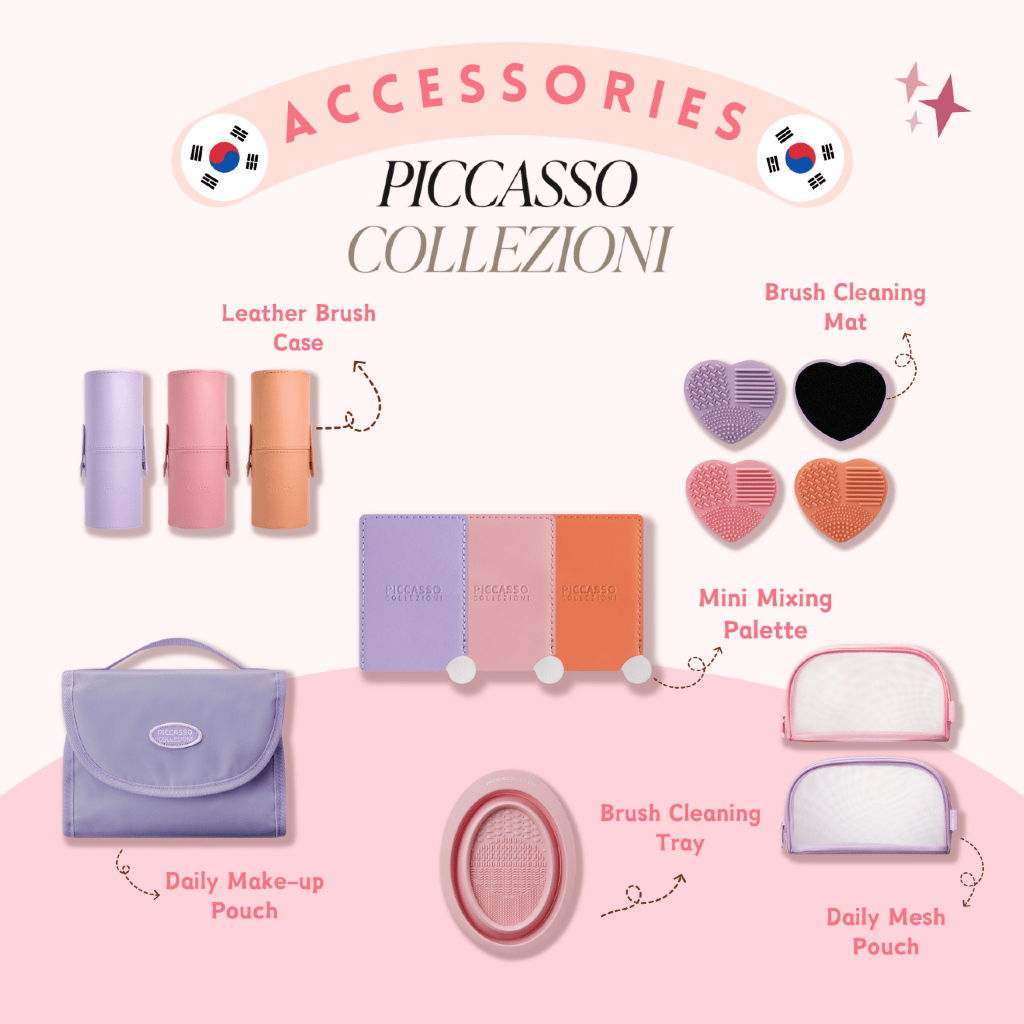 [PICCASSO] อุปกรณ์เสริม (กระเป๋า, กล่องแปรง, จานสี, วอชบอร์ด)