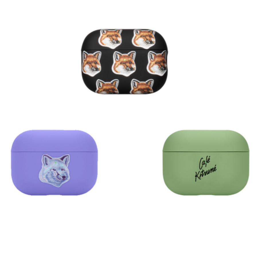 Maison kitsune X Native Union - หัวจิ้งจอก / เคส cafe kitsune เข้ากันได้กับ airpods pro / pro 2 อย่า