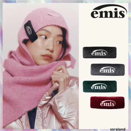 [EMIS] Glitter VELVET RECTANGULAR HAIRPIN 4 สี