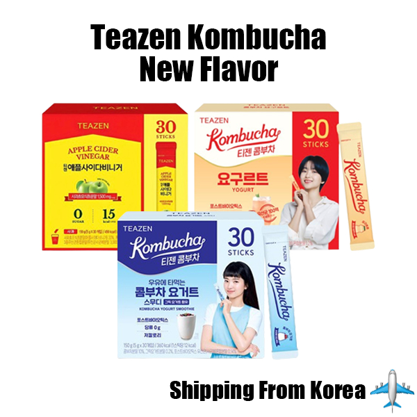 [Teazen] Kombucha Remedy Detox Low Calorie 30T New Flavors｜Yogurt / Apple Cider Vinegar / Yogurt Smo