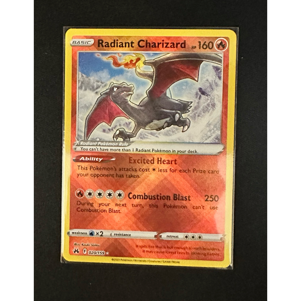 Radiant Charizard 20 โปเกมอนคราวน์ Zenith