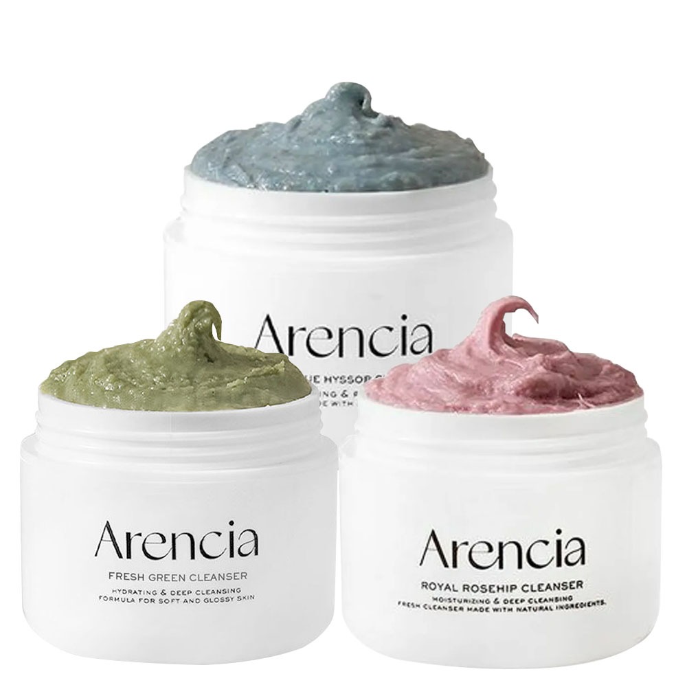 Arencia green Artisans rice Cake cleanser 120g Vegan Pore Care Moisturising arencia mask mochi clean