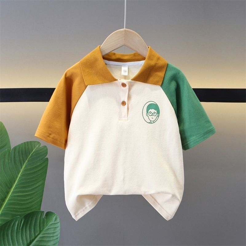 เสื้อโปโลเด็กชาย เท่ห์ (ไซส์ 90-140)