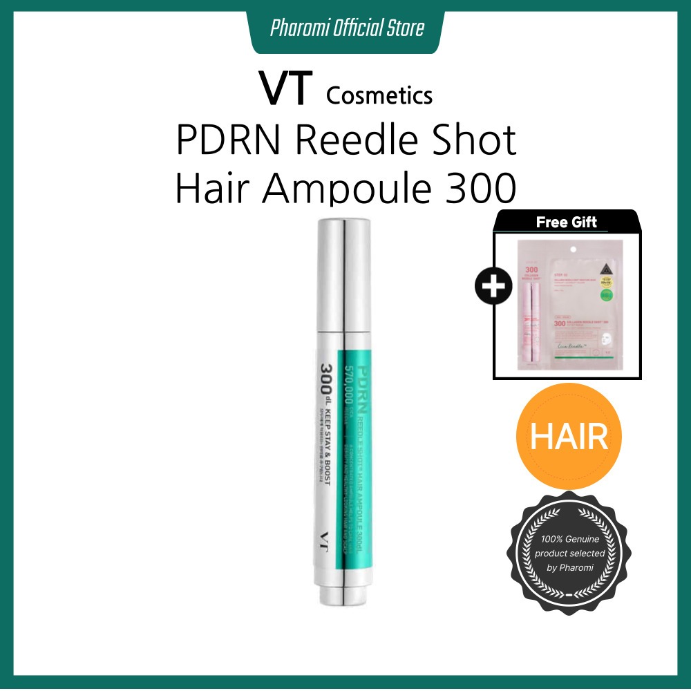 [VT] PDRN Reedle Shot Hair Ampoule 300