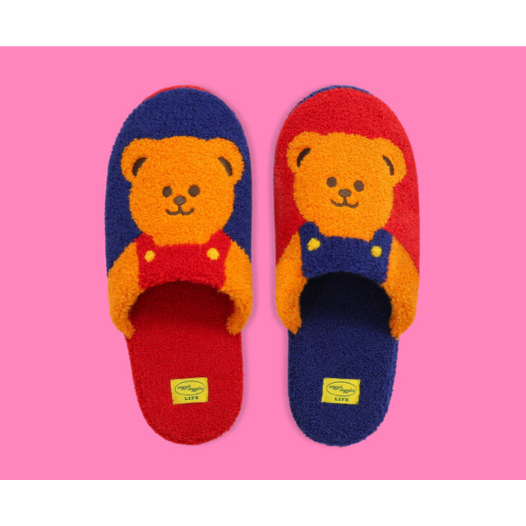 [Wiggle Wiggle] TERRY HOME SLIPPER - ทวินแบร์