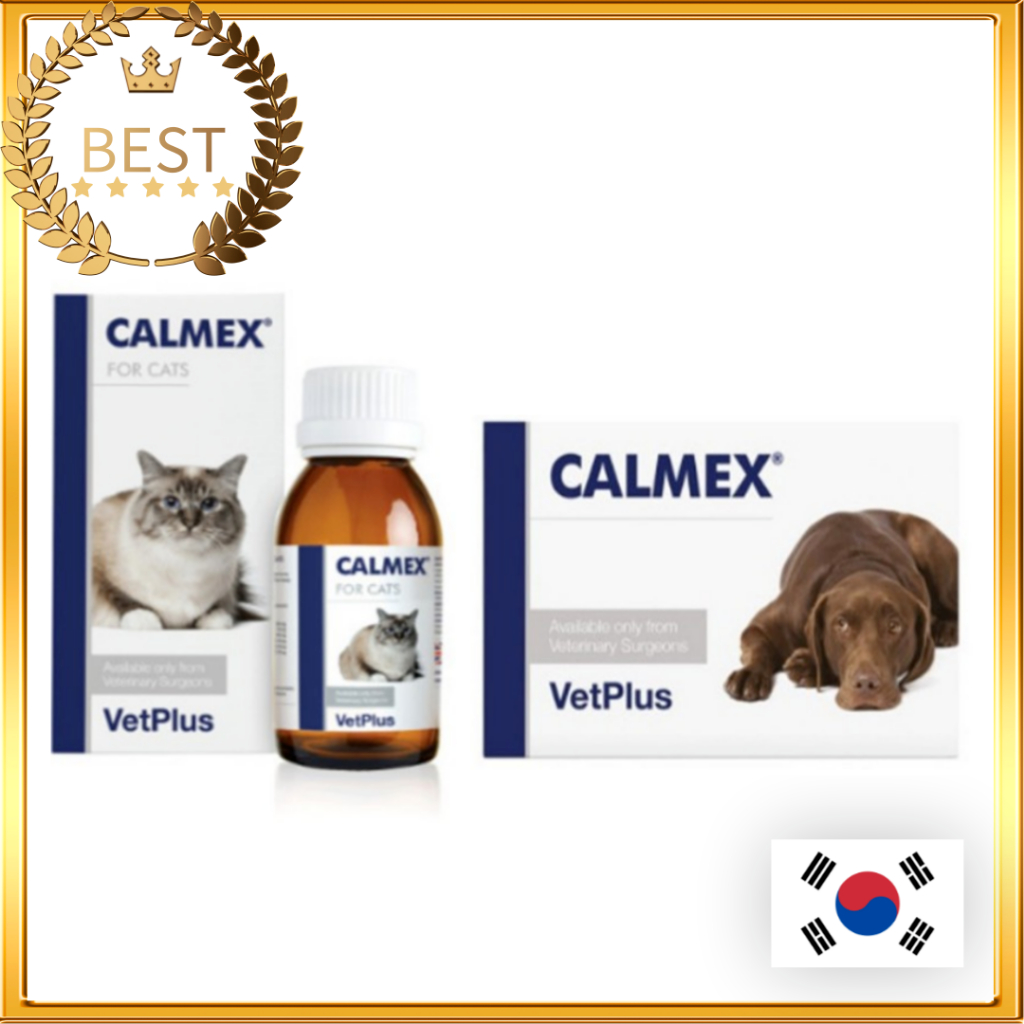 [Vetplus] Calmex Dog 10 Tablets / Cat Liquid 60ml / VET PLUS