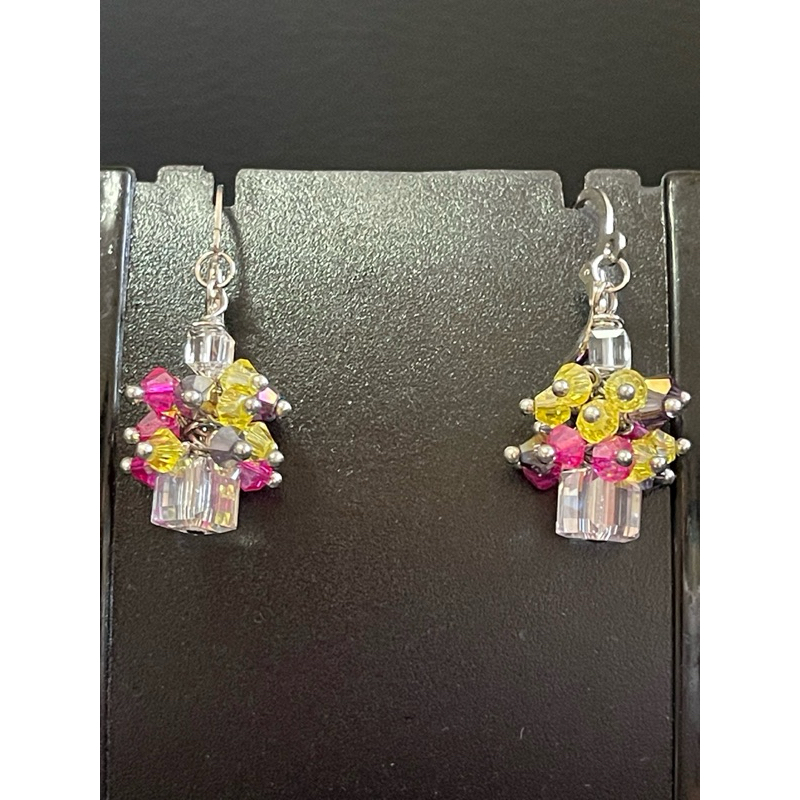 [แฮนด์เมด] ต่างหู Cubism Dangles