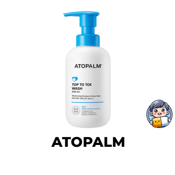 Atopalm baby Top-to-Toe Wash All-in-One Cleanser 300ml สําหรับผิวเด็ก Shpping จากเกาหลี