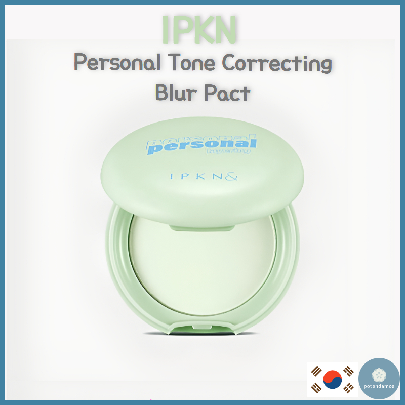 [IPKN] Korea Daiso Personal Tone Correcting Blur Pact (สีเขียว) 5.5 g/แป้งบํารุงผิวหน้า