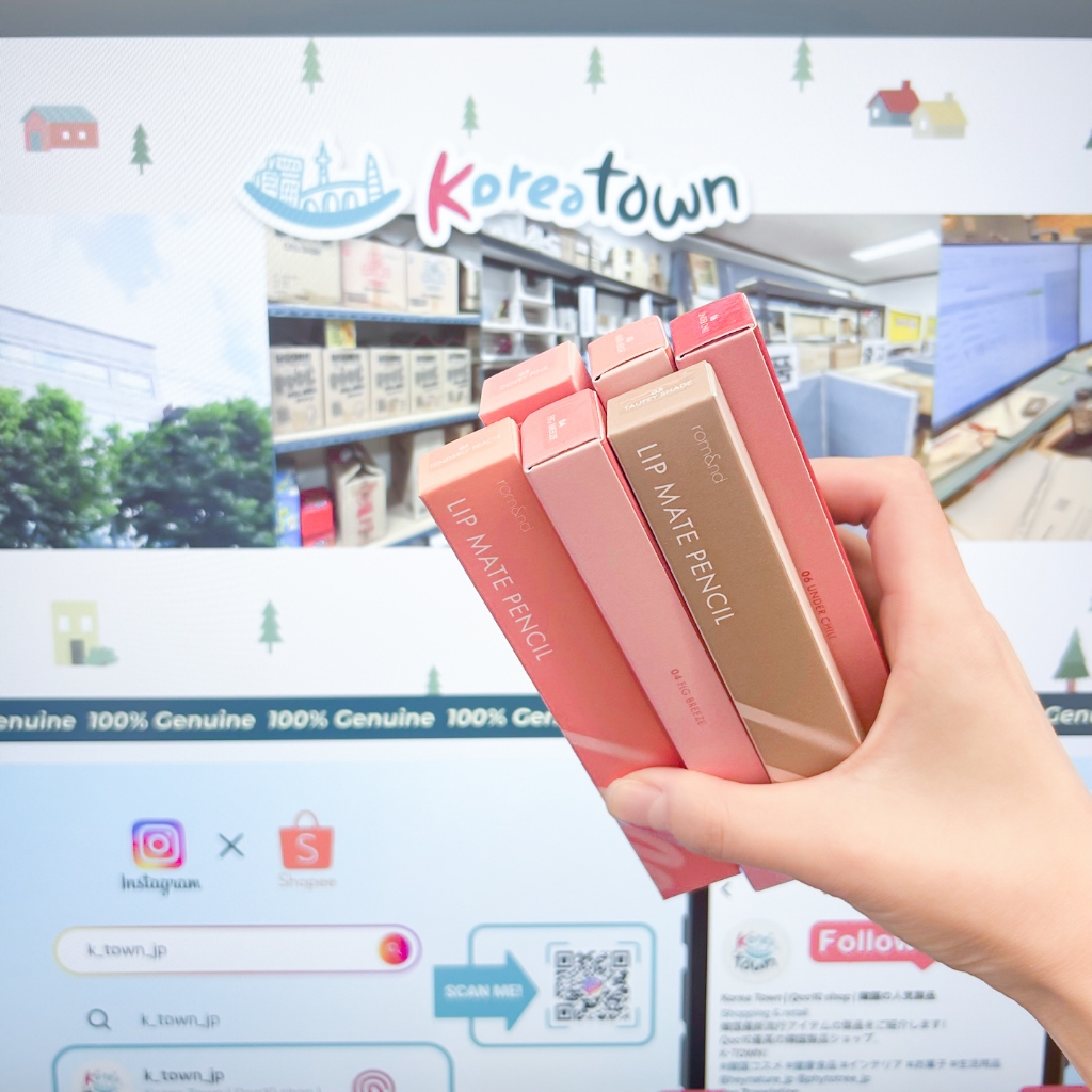 [rom&nd] Romand Lip Mate Pencil - ลิปไลเนอร์กันน้ํา 6 สีสําหรับแต่งหน้าริมฝีปากติดทนนาน