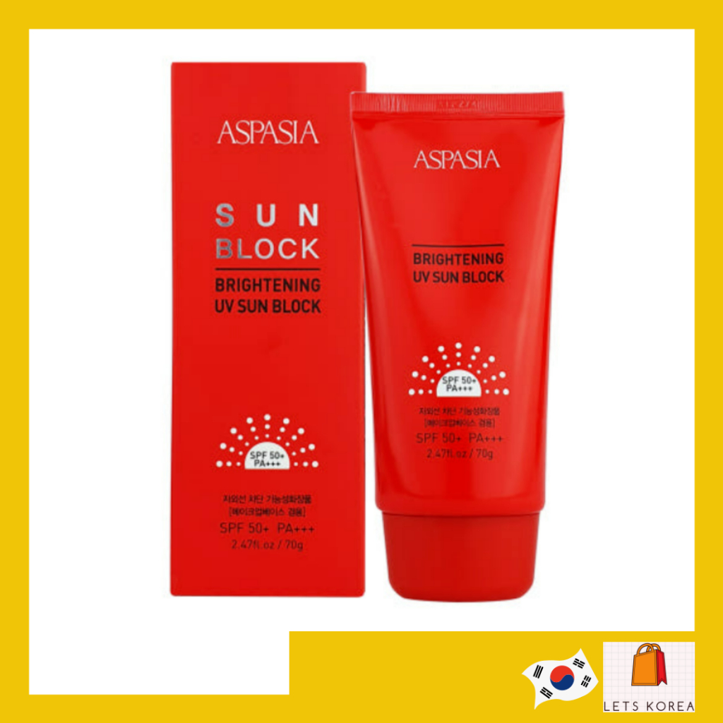 ASPASIA Natural Tone-Up + เมคอัพเบส มิเนอรัล ซันสกรีน – SPF50+ PA++++