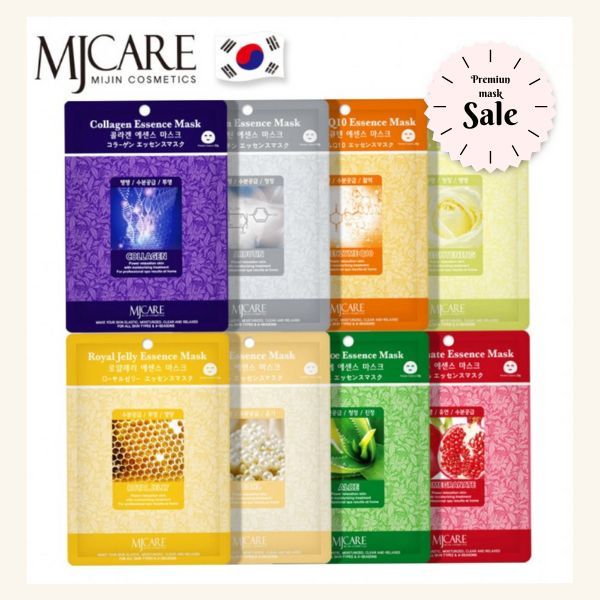 [MJ Care] Essence Mask Pack 8 แบบ - 10ea