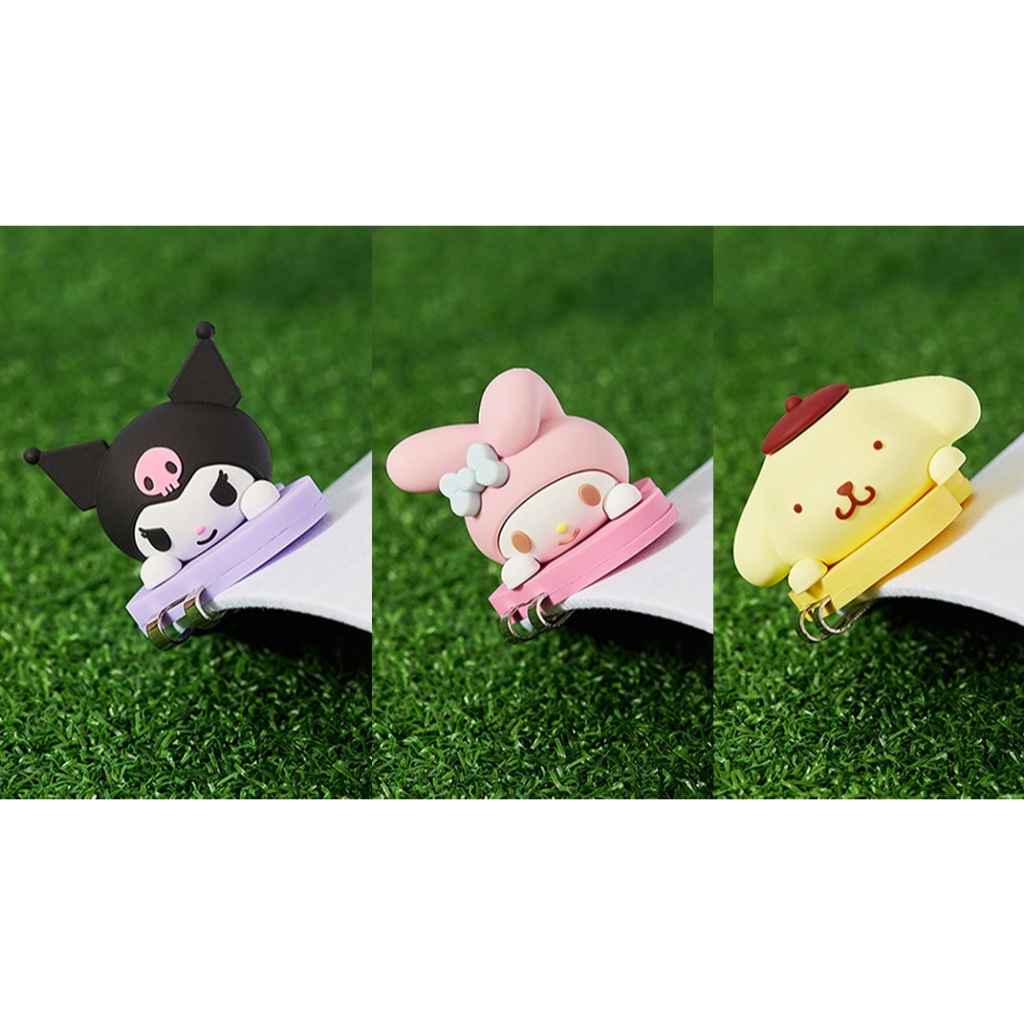 【Special Promotion!!! พร้อมส่ง】Sanrio Golf Character 3D Ball Marker My Melody/ Kuromi/ PomPomPurim