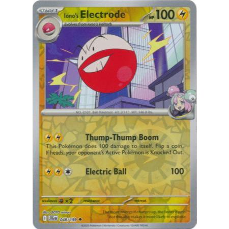 Ionos Electrode - 048/159 - Uncommon Reverse Holo Scarlet & Violet: Journey Together Reverse Holo Si