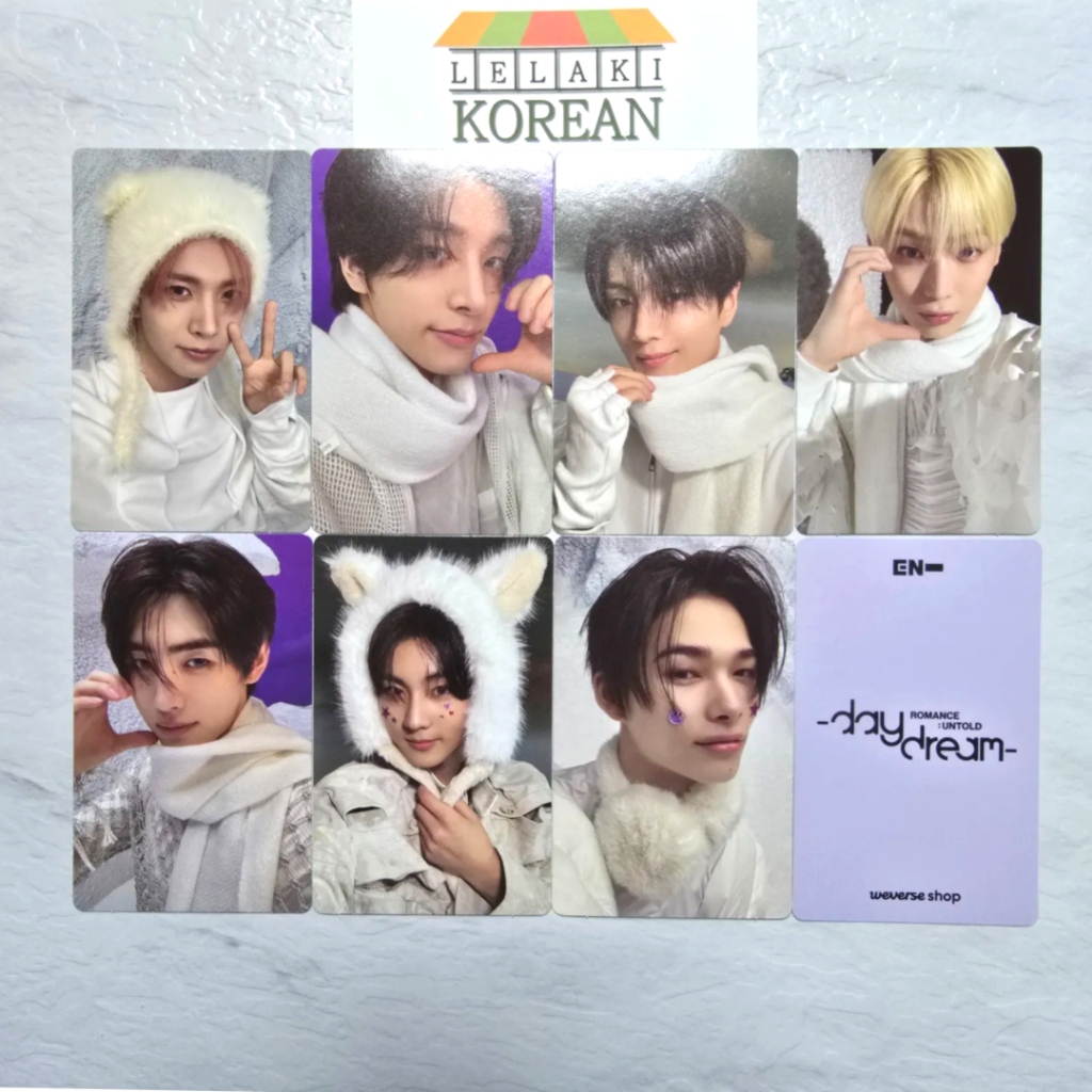 Enhypen อัลบั้มที่ 2 ROMANCE : UNTOLD daydream weverse POB Photocard
