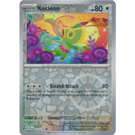 Kecleon 122/159 SV:JTG Journey Together Common Reverse Holo Singles Pokemon TCG Trading